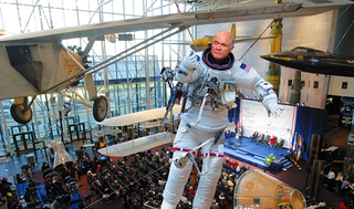 Glenn hangs among other national treasures in the Smithsonian.